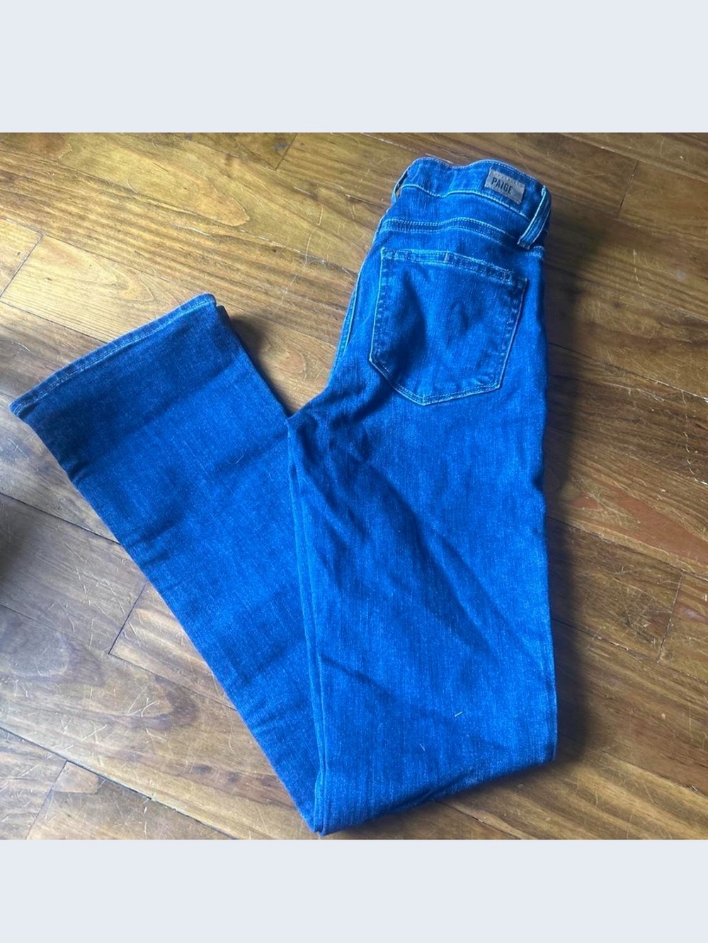 PAIGE Women's Boot Cut Jeans - True Blue Denim